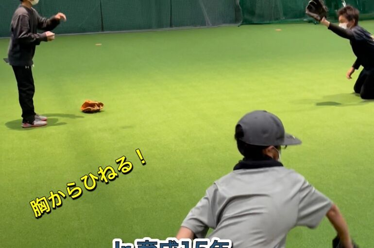 バックハンド　基礎定着ドリル　小3～小6