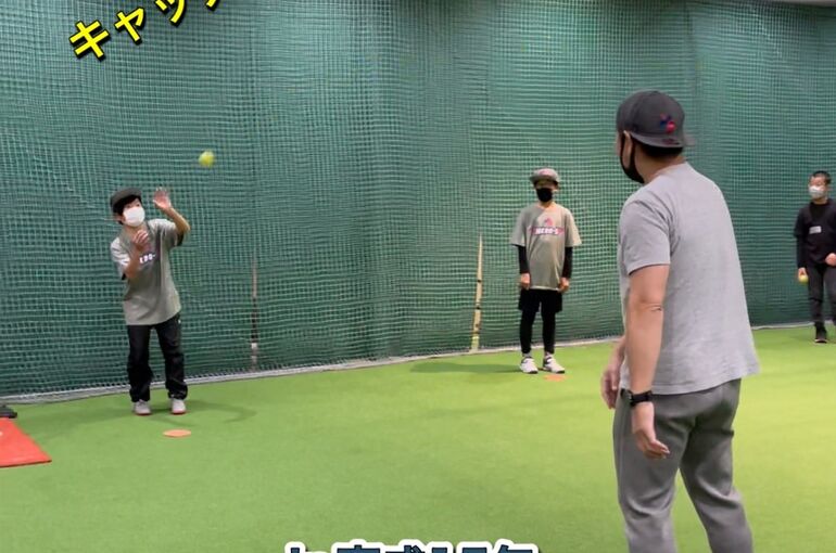 ワンハンドタッチキャッチ　導入編　小3～小6クラス