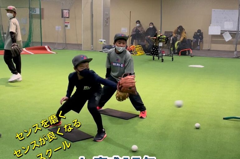 バックハンド　基礎定着ドリル②　小3～小6クラス